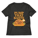 Pump That Baste Women's V-Neck Tee