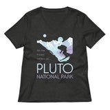 Pluto National Park Women's V-Neck Tee