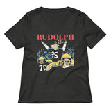 Rudolph Women's V-Neck Tee