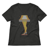 Leg Lamp Sweater Women's V-Neck Tee
