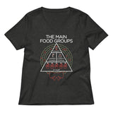 The Main Food Groups Women's V-Neck Tee