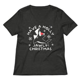 Have A Holly Jawly Christmas Women's V-Neck Tee