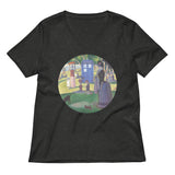 Tardis On La Grande Women's V-Neck Tee