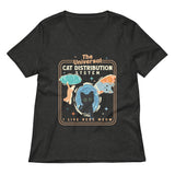 The Universal Cat Distribution System Women's V-Neck Tee
