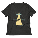Nessie Abduction Women's V-Neck Tee
