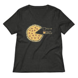 Pizza Pie Chart Women's V-Neck Tee