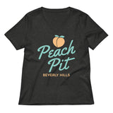 Peach Pit Women's V-Neck Tee