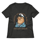 Skilled Sealor Women's V-Neck Tee