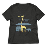 The Weather Is Great Up Here! Women's V-Neck Tee