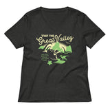 Visit The Great Valley Women's V-Neck Tee