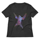 Sloth Nebula Women's V-Neck Tee