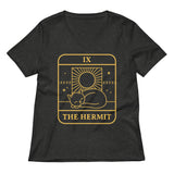 The Hermit Women's V-Neck Tee