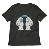 Space Sneeze Women's V-Neck Tee