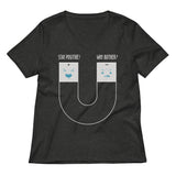 Stay Positive Women's V-Neck Tee