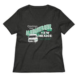 Greetings From Albuquerque Women's V-Neck Tee