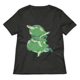 Masked Turtles Women's V-Neck Tee