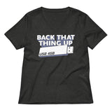 Back That Thing Up Women's V-Neck Tee