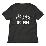 Kiss Me I'm Pretending To Be Irish Women's V-Neck Tee