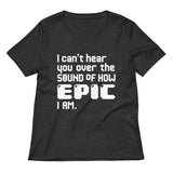 I Can't Hear You Women's V-Neck Tee