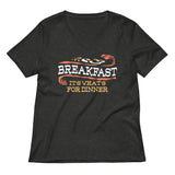 Breakfast, It's What's For Dinner Women's V-Neck Tee
