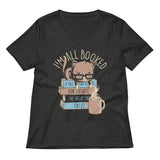 I'm All Booked Women's V-Neck Tee