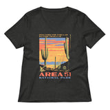 Area 51 National Park Women's V-Neck Tee