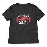 Jurassic Squat Women's V-Neck Tee