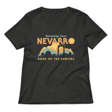 Greetings From Nevarro Women's V-Neck Tee