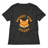 Moody For Foody Women's V-Neck Tee