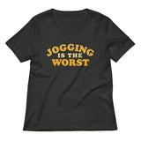 Jogging Is The Worst Women's V-Neck Tee