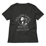 Hollow Earth Society Women's V-Neck Tee