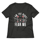 I Am The Night Fear Me Women's V-Neck Tee
