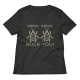 Weevil Weevil Rock You! Women's V-Neck Tee