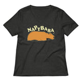 Napybara Women's V-Neck Tee
