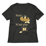 Nest N'est Pas Women's V-Neck Tee