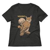 Meowl Women's V-Neck Tee