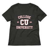 College University Women's V-Neck Tee