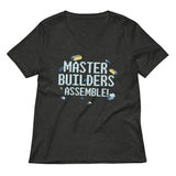 Master Builders Assemble! Women's V-Neck Tee
