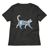 IDGAF Women's V-Neck Tee