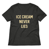 Ice Cream Never Lies Women's V-Neck Tee
