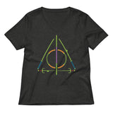 Turtley Hallows Women's V-Neck Tee