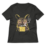 No, I'm Not A Morning Person Women's V-Neck Tee