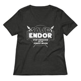 Save Endor Women's V-Neck Tee
