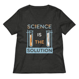 Science Is The Solution Women's V-Neck Tee