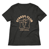 Stress Club Women's V-Neck Tee