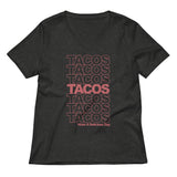 Tacos Tacos Tacos Women's V-Neck Tee