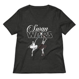 Swan Wars Women's V-Neck Tee