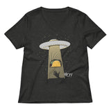 Taco Abduction Women's V-Neck Tee