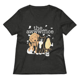 The Awwwffice Women's V-Neck Tee