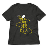The Bee Rex Women's V-Neck Tee